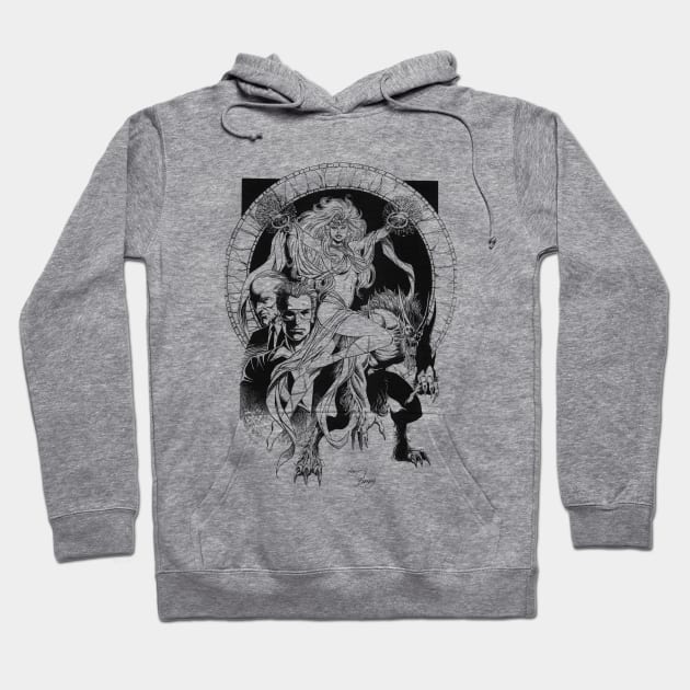 Heroes and Villains Hoodie by Paul_Abrams